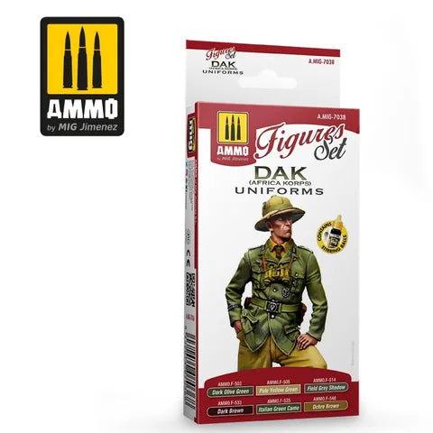 Ammo Paint, DAK Uniforms (Africa Korps)Figures Set