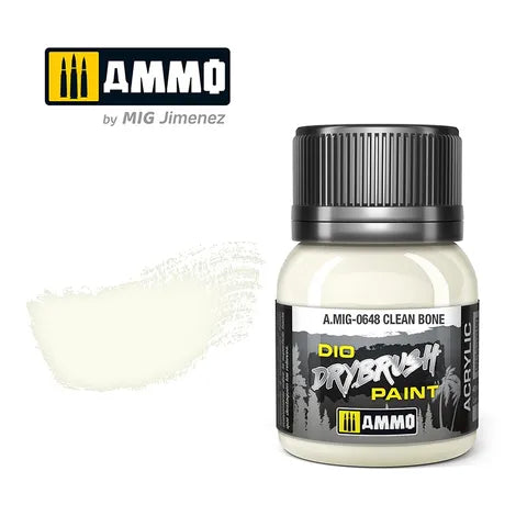 Ammo Paint, DRYBRUSH Clean Bone 40mL