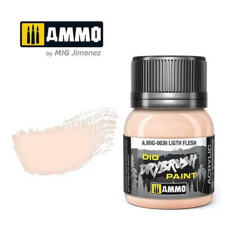 Ammo Paint, DRYBRUSH Light Flesh 40mL