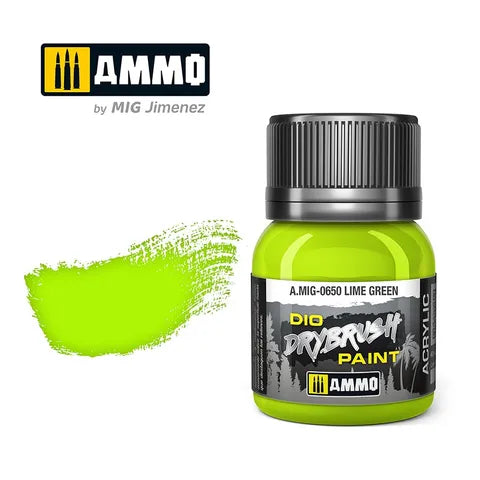 Ammo Paint, DRYBRUSH Lime Green 40mL