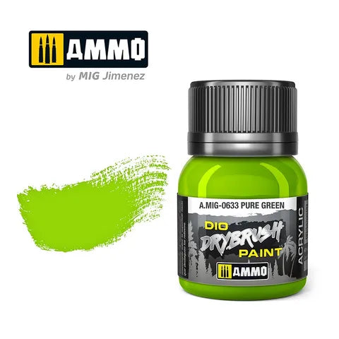 Ammo Paint, DRYBRUSH Pure Green 40mL