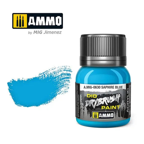 Ammo Paint, DRYBRUSH Saphire Blue 40mL