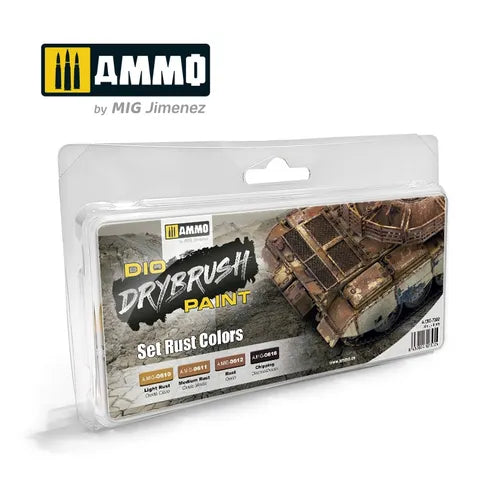 Ammo Paint, DRYBRUSH Set Rust colours (4) 40ml