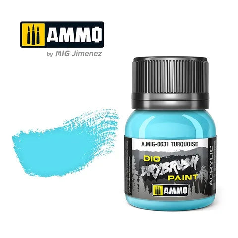 Ammo Paint, DRYBRUSH Turquoise 40mL