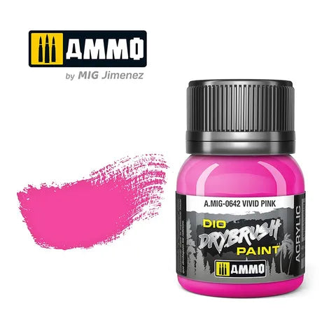 Ammo Paint, DRYBRUSH Vivid Pink 40mL