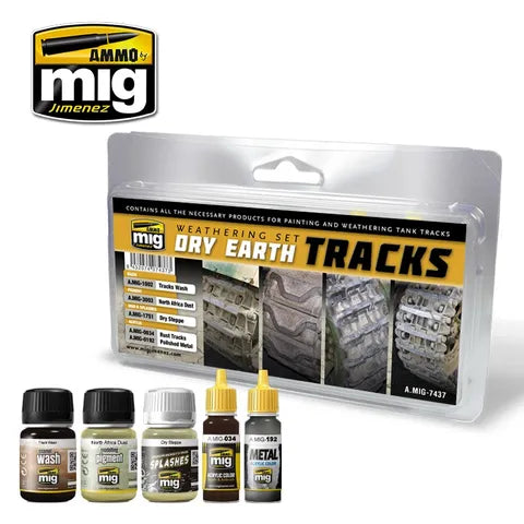 Ammo Paint, Dry Earth Tracks Set