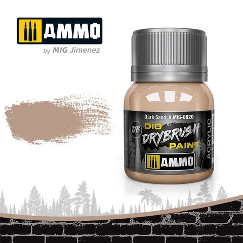 Ammo Paint, Drybrush Dark Sand 40ml