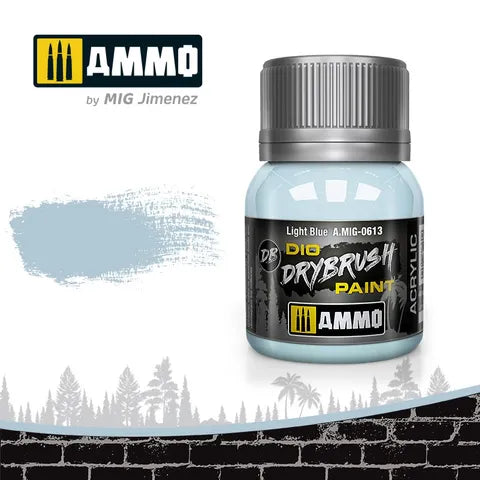 Ammo Paint, Drybrush Light Blue 40ml