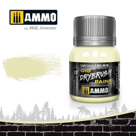 Ammo Paint, Drybrush Light Sand 40ml