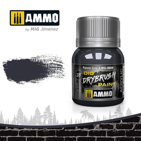 Ammo Paint, Drybrush Panzer Grey 40ml