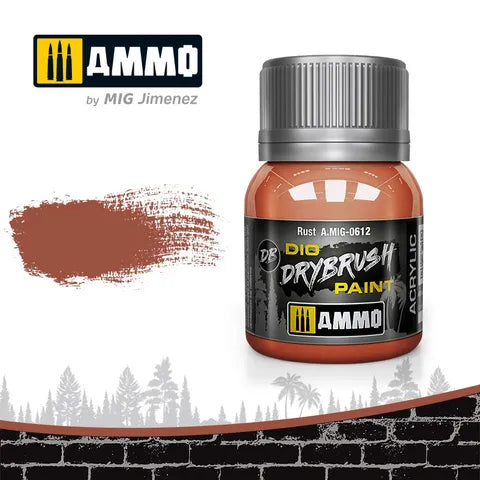 Ammo Paint, Drybrush Rust 40ml