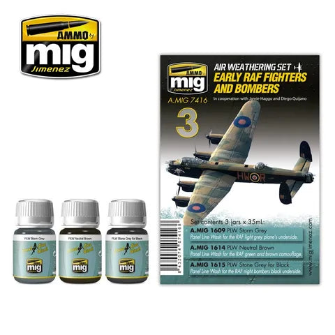 Ammo Paint, Early Raf Fighters And Bombers Set