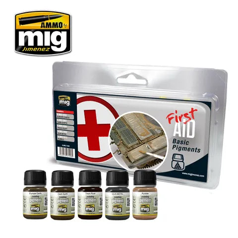 Ammo Paint, First Aid Basic Pigments Set