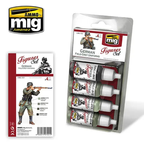 Ammo Paint, German Field Grey Uniforms Set