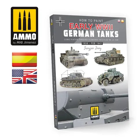 Ammo Paint, How to Paint Early WWII German Tanks Multilingüal
