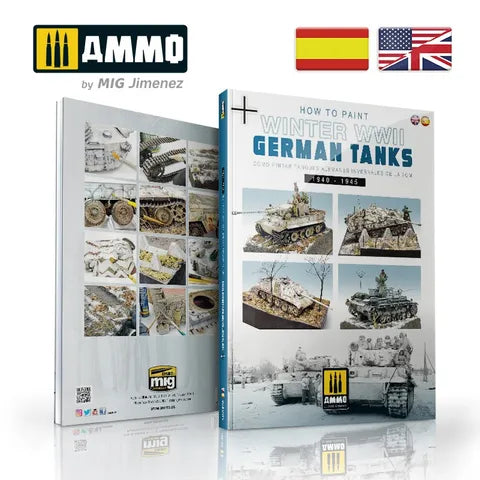 Ammo Paint, How to Paint Winter WWII German Tanks Multilingüal