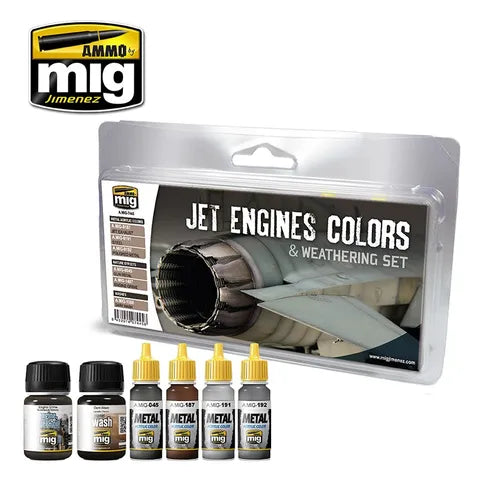 Ammo Paint, Jet Engines Colours Set