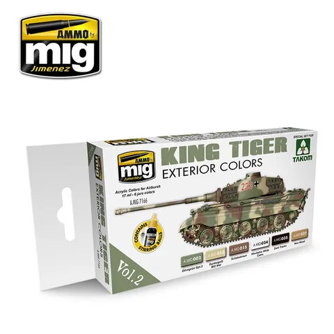 Ammo Paint, King Tiger Exterior Colour (Special Takom Edition) Vol.2 S