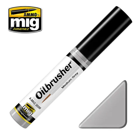 Ammo Paint, Medium Grey Oilbrusher