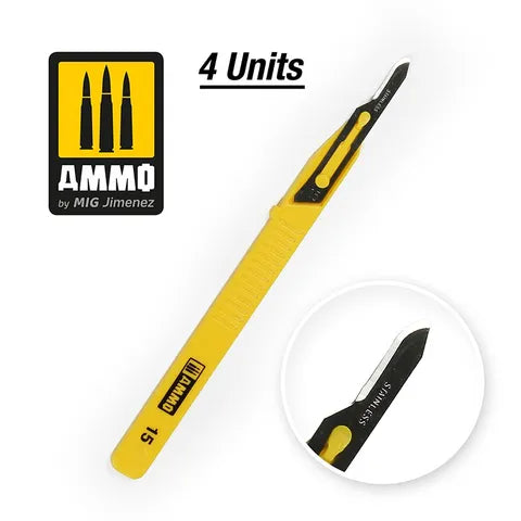 Ammo Paint, Mini Blade Curved 4 pcs