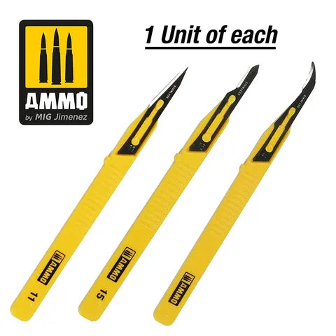 Ammo Paint, Mini Blade Set 3 pcs