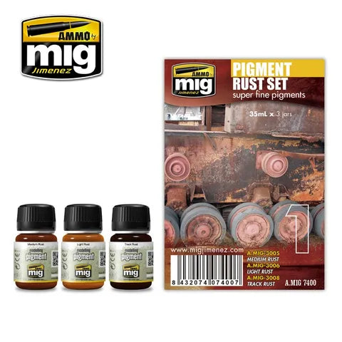 Ammo Paint, Pigment Rust Set