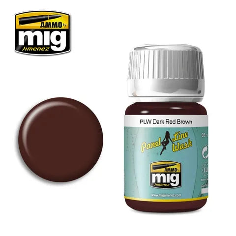 Ammo Paint, Plw Dark Red Brown Wash 35ml