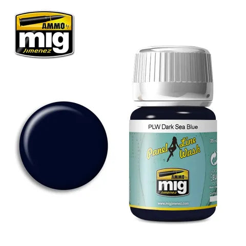 Ammo Paint, Plw Dark Sea Blue Wash 35ml