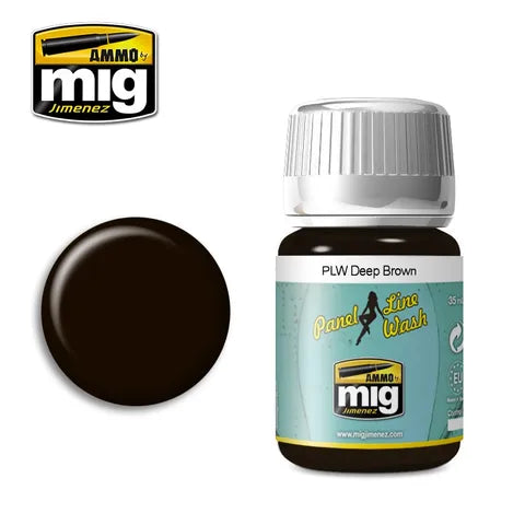 Ammo Paint, Plw Deep Brown Wash 35ml