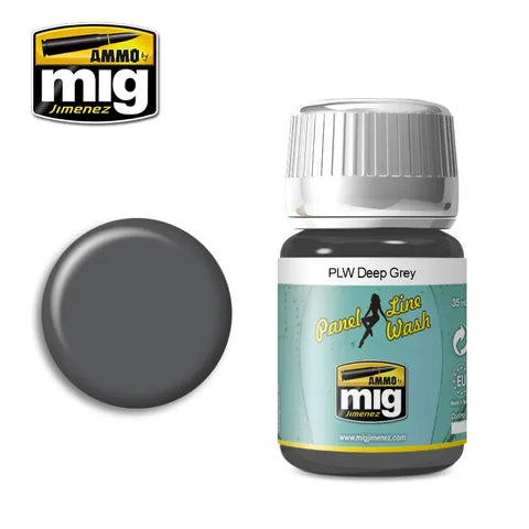 Ammo Paint, Plw Deep Grey Wash 35ml
