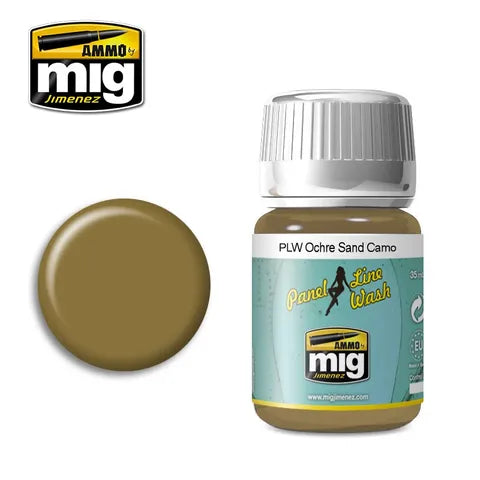 Ammo Paint, Plw Ochre For Sand Camo Wash35ml