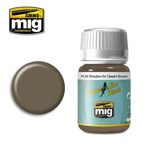 Ammo Paint, Plw Shadow For Desert BrownWash 35ml