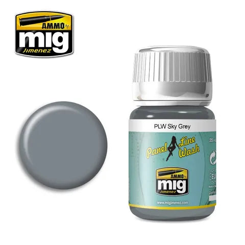 Ammo Paint, Plw Sky Grey Wash 35ml