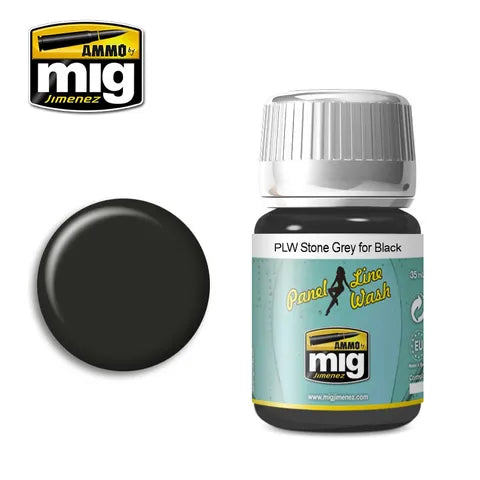 Ammo Paint, Plw Stone Grey For Black Wash 35ml