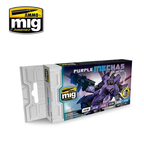 Ammo Paint, Purple Mechas Colour Set