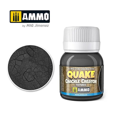 Ammo Paint, QUAKE CRACKLE Old Blacktop 40ml