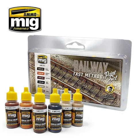 Ammo Paint, Railway Fast Method Set
