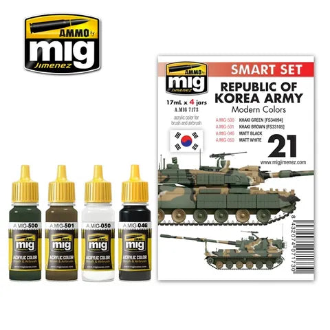 Ammo Paint, Republic Of Korea Army Modern Colours Set