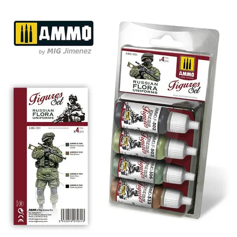 Ammo Paint, Russian Flora Uniforms. Figures Set