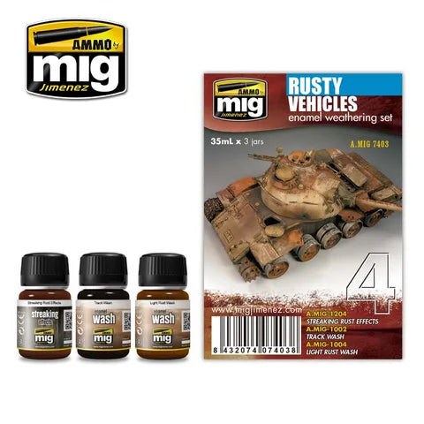 Ammo Paint, Rusty Vehicles Set