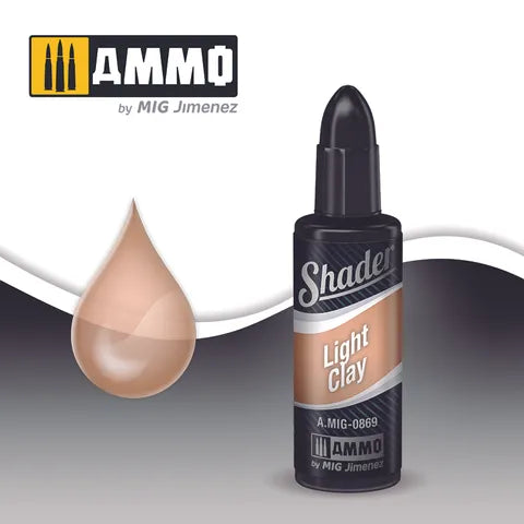 Ammo Paint, Shader Light Clay 10ml