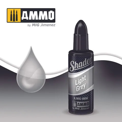 Ammo Paint, Shader Light Grey 10ml