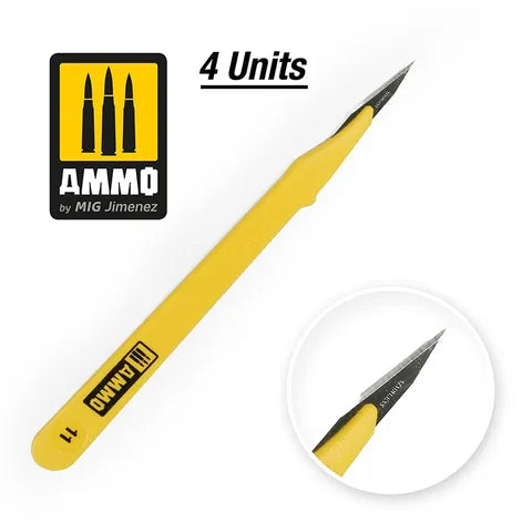 Ammo Paint, Standard Blade Straight 4 pcs