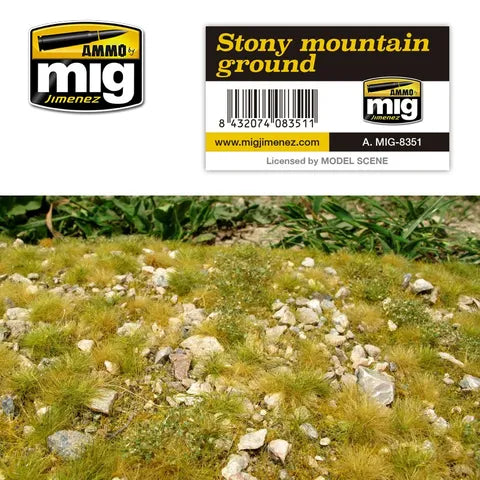 Ammo Paint, Stony Mountain Ground Mat 230 x 130 mm