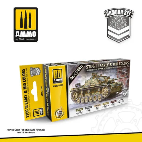 Ammo Paint, Stug III Early & Mid ColoursSet