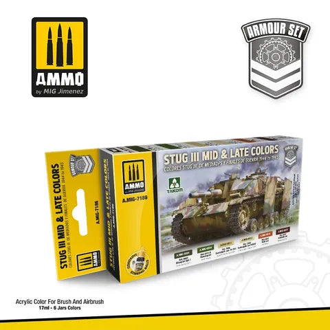 Ammo Paint, Stug III Mid & Late ColoursSet