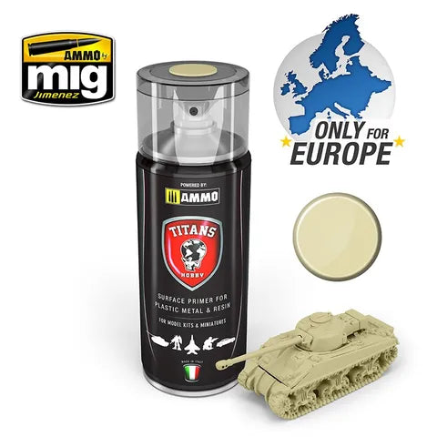 Ammo Paint, Titans: Bone White Matt Primer 400mL Spray Can