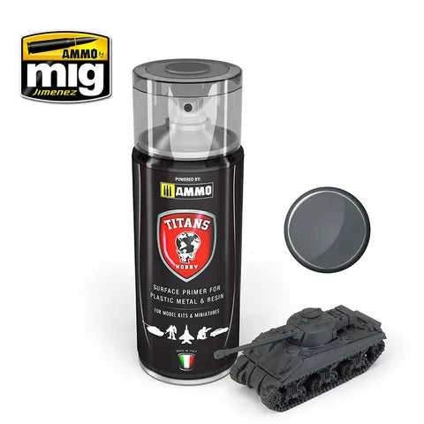 Ammo Paint, Titans: Panzergrau Matt Primer 400 mls Spray Can