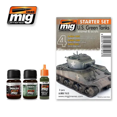 Ammo Paint, Us Green Vehicles Set