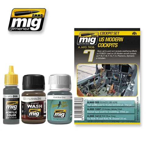 Ammo Paint, Us Modern Cockpits Set